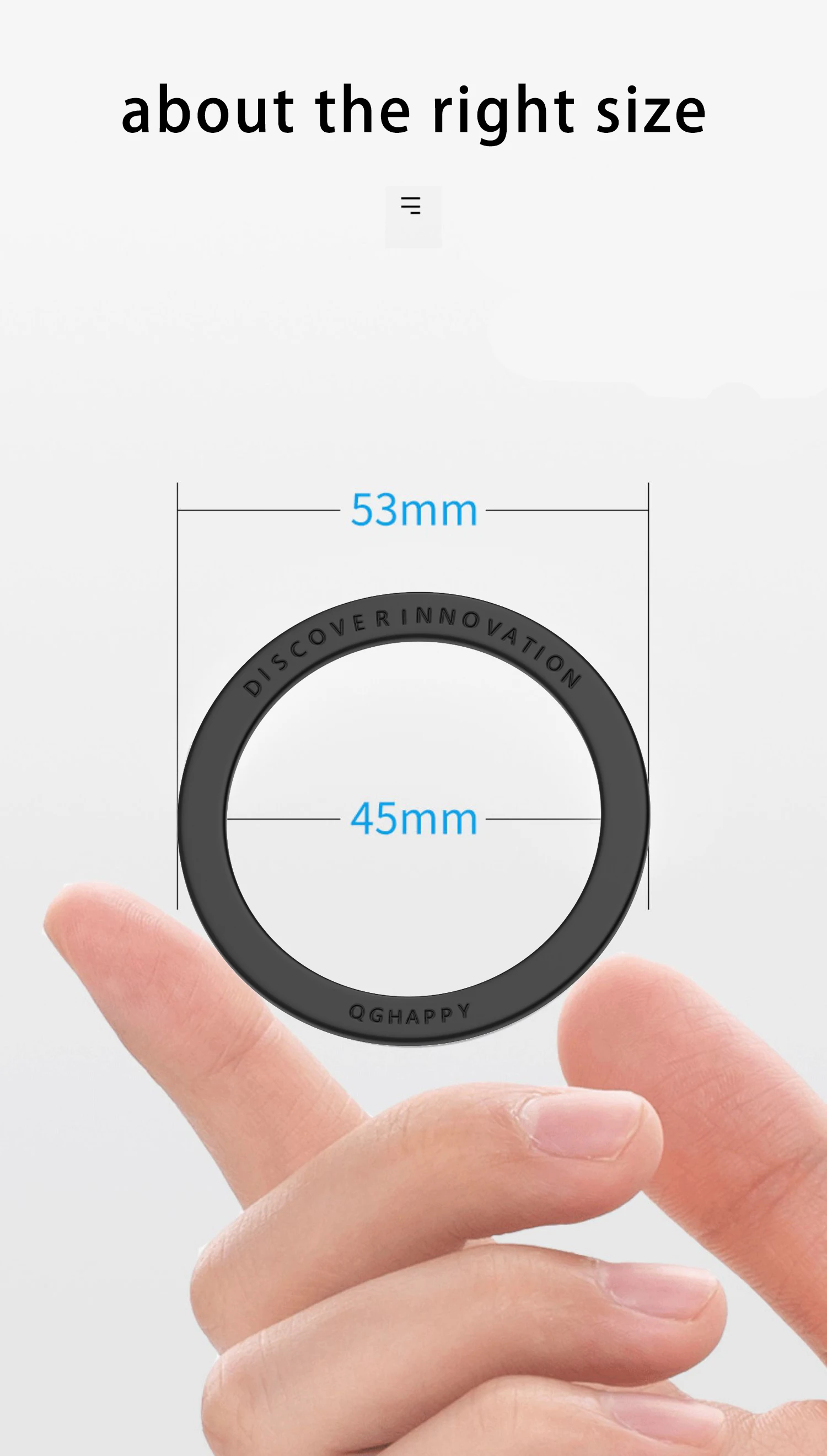 Magnetische Handyplatte für Auto Metallringplatte für MagSafe Kabelloses Laden Magnethalter Aufkleber für iPhone16 15 Pro/Plus – Detail 4