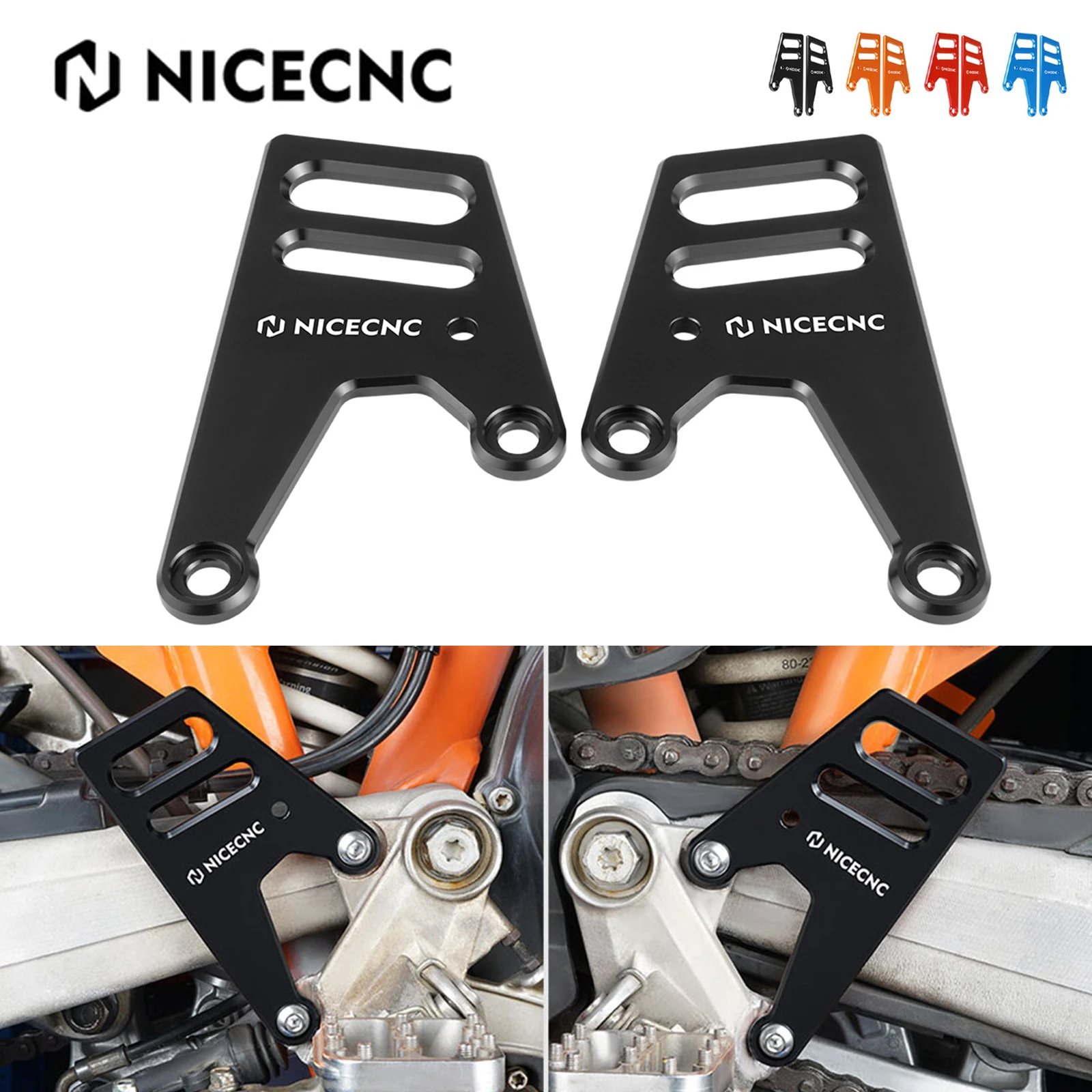 

For KTM 690 Enduro/R SMC/R 2008-2024 Heel Guard Cover Rack-less Bags Mounting Bracket Husqvarna 701 2016-2023 GasGas ES/SM 700