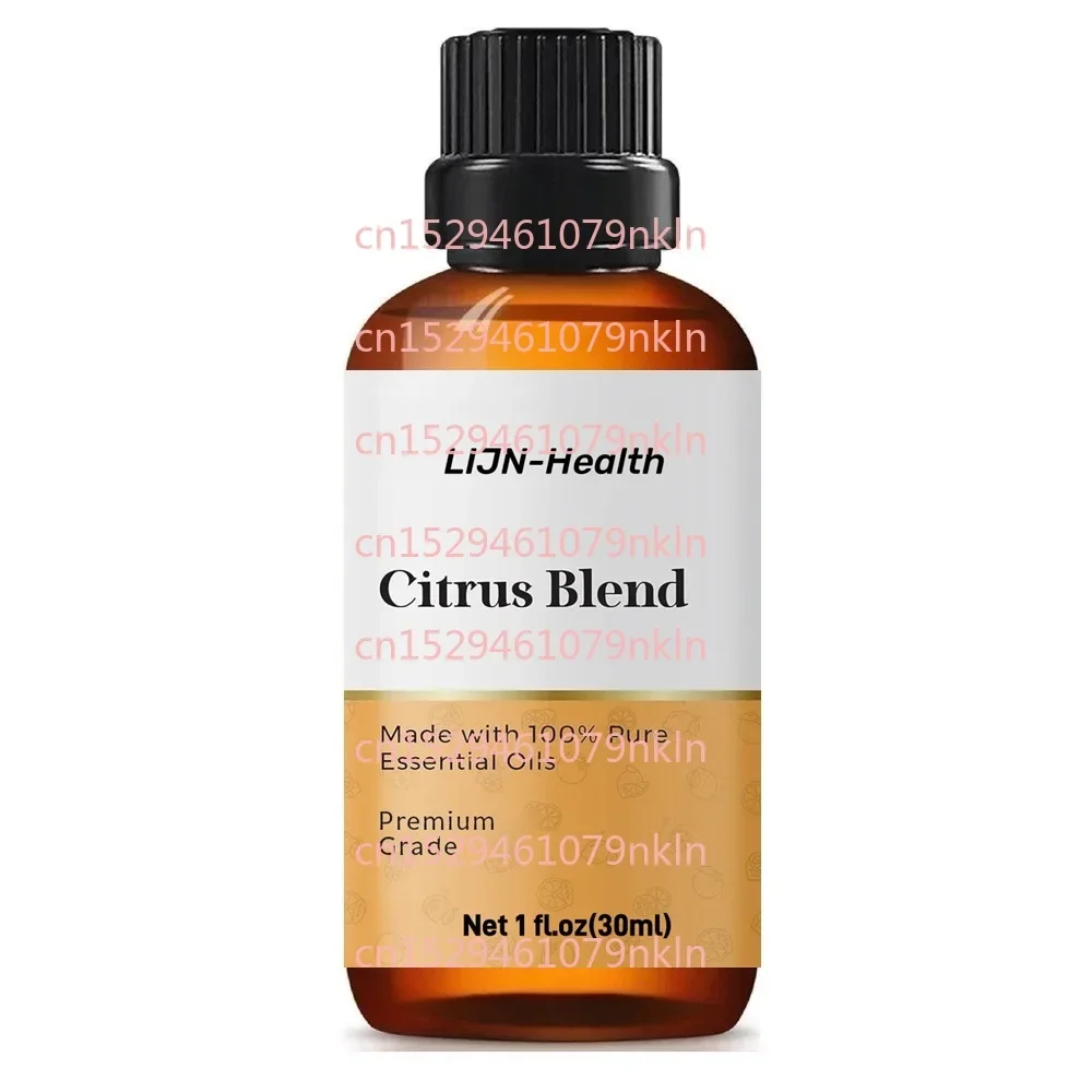 Citrus Essential Oil Blend | 100% Natural for A Joyful, Positive Aroma | Pink Grapefruit, Orange, Spearmint, Lemon 1oz