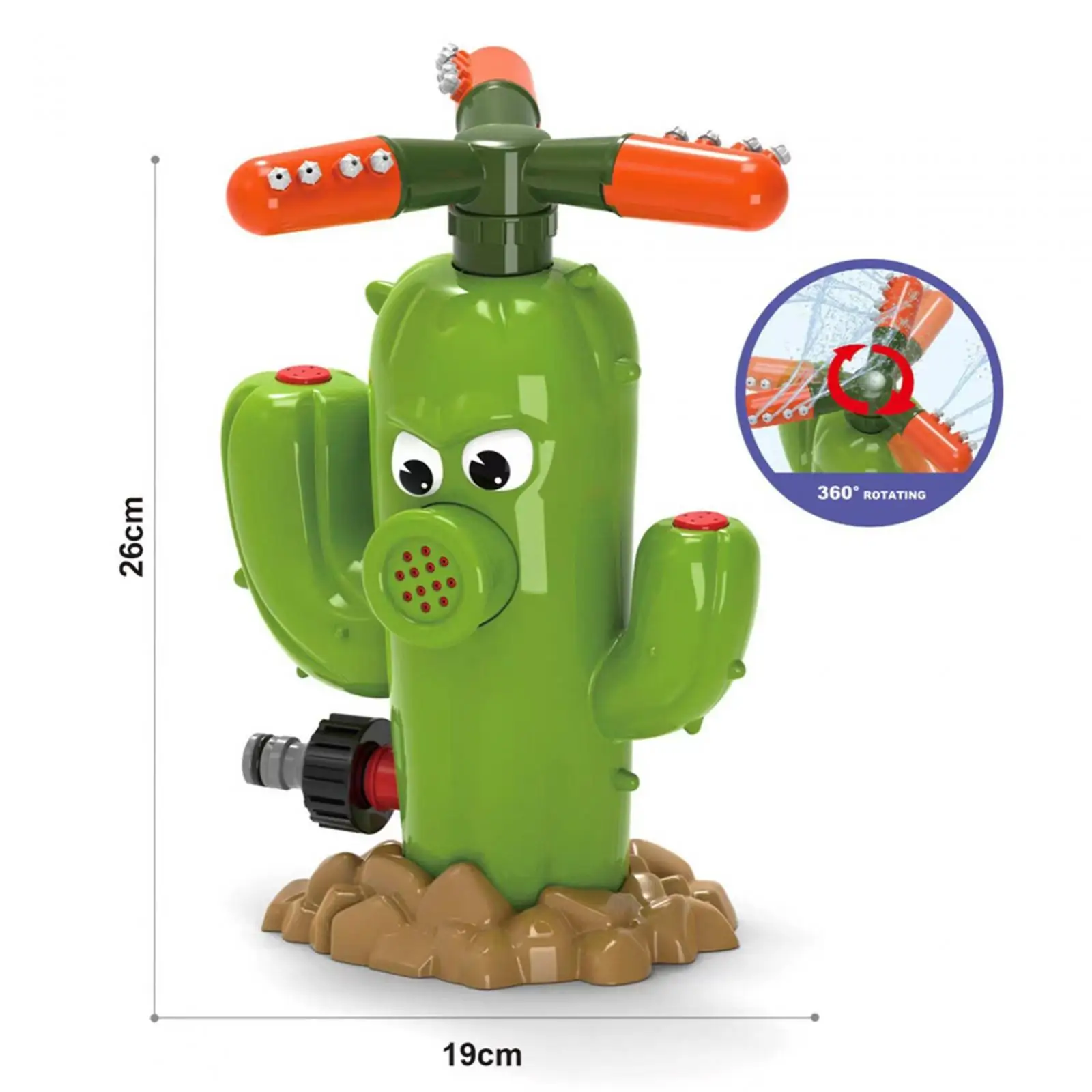 Outdoor Toy Sprinklers Water Sprayer Games Water Pressure Lift Toy Summer Backyard Toy for Beach Yard 3 Years and up Boys Girls