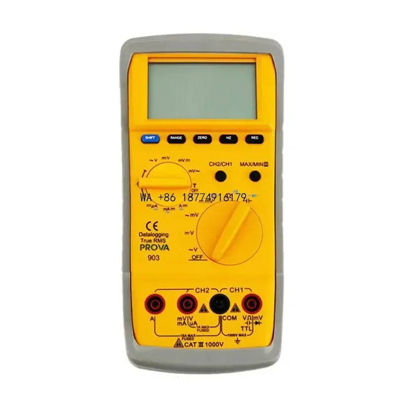 wmwmnu PROVA-903 High Precision Dual Channel Digital Multimeter