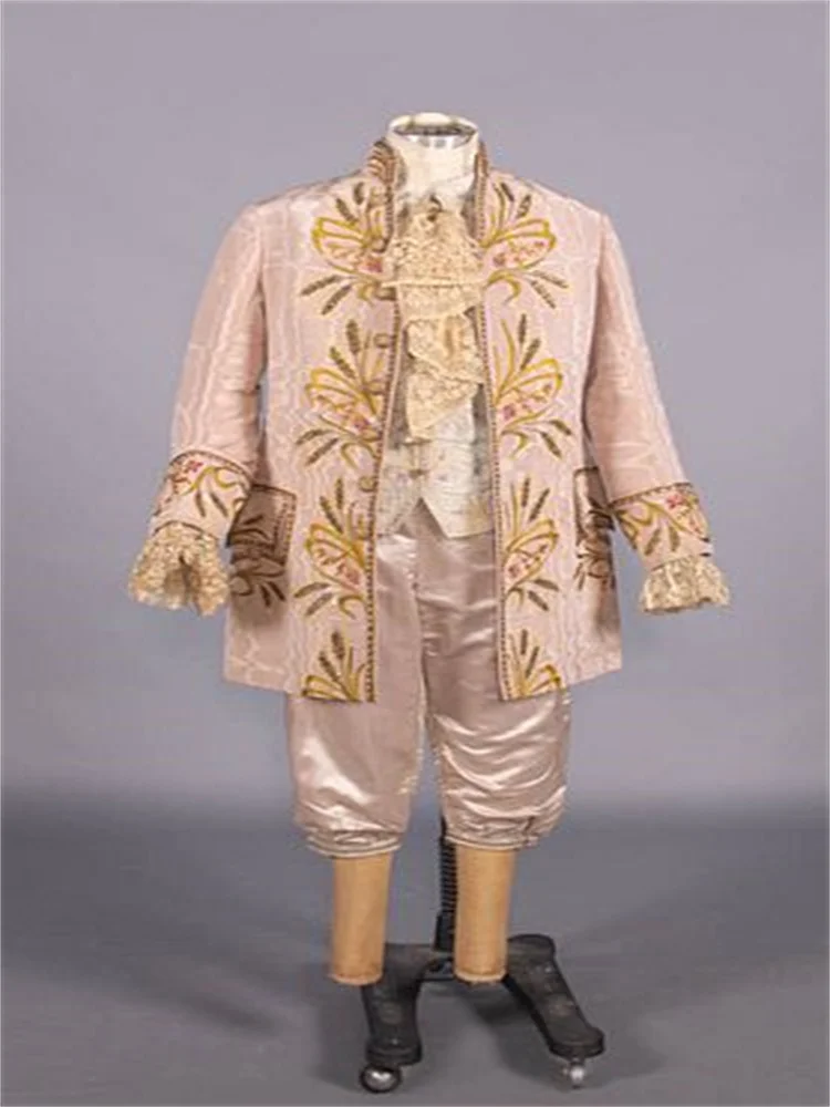 

18th Century Men's Victorian Rococo Baroque Prince Costume French Louis Χ Ⅵ Royal Court Noble Luxury Ball Gown
