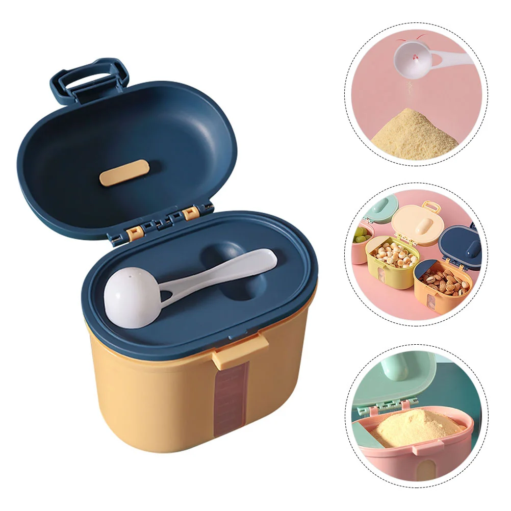 

Milk Powder Box Portable Case Outdoor Infant Food Sealing Container Baby Formula Dispenser Household Cereal Pp Dry