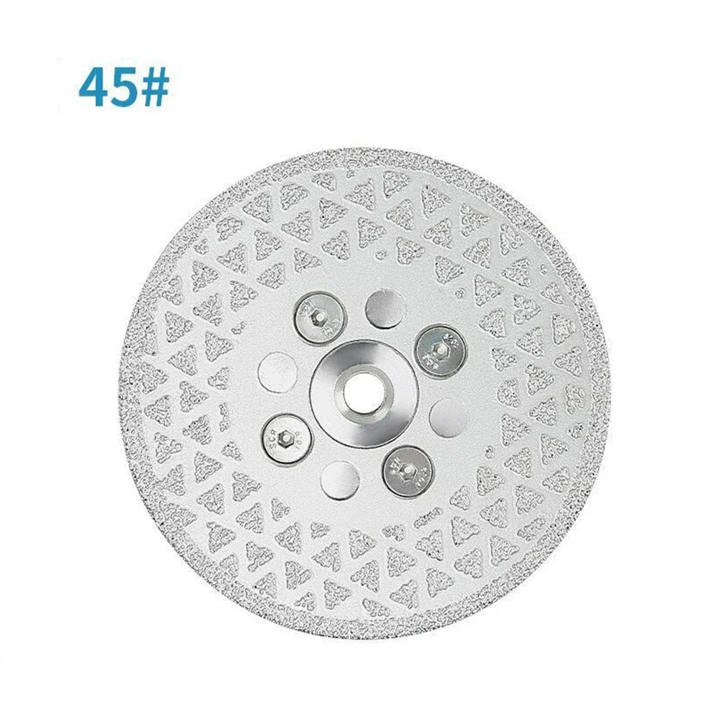 1pcs Brand New Home Grinding Disc Power Tool Double Sided For Marble Granite Ceramic Grinding Disc Silver 100mm