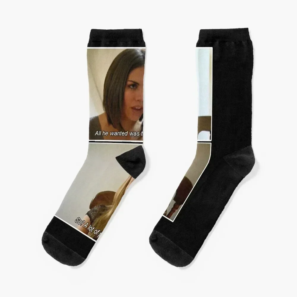 

Birthday Gifts Vanderpump Rules Gift For Fans Socks floral designer christmas stocking Running Socks Woman Men's