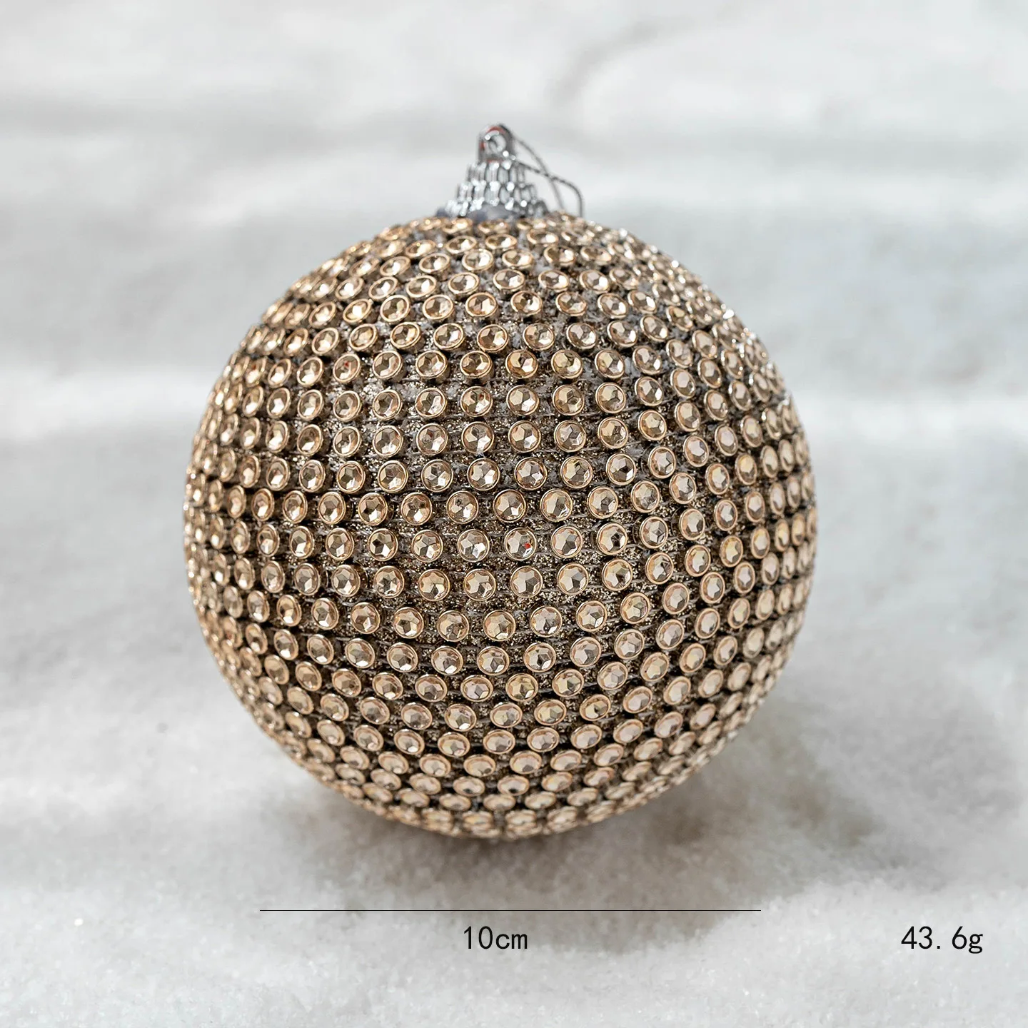 لمجموعة زينة كرة عيد الميلاد من إسفنج الشمبانيا مع طراز حديث وبسيط للشجرة والزينة الاحتفالية الداخلية