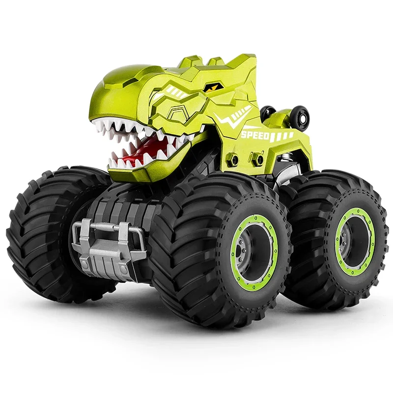 2.4G RC Spray cascadeur dinosaure télécommande culbutage voiture lumières escalade quatre roues motrices véhicule enfants jouets garçon nouvel an cadeau