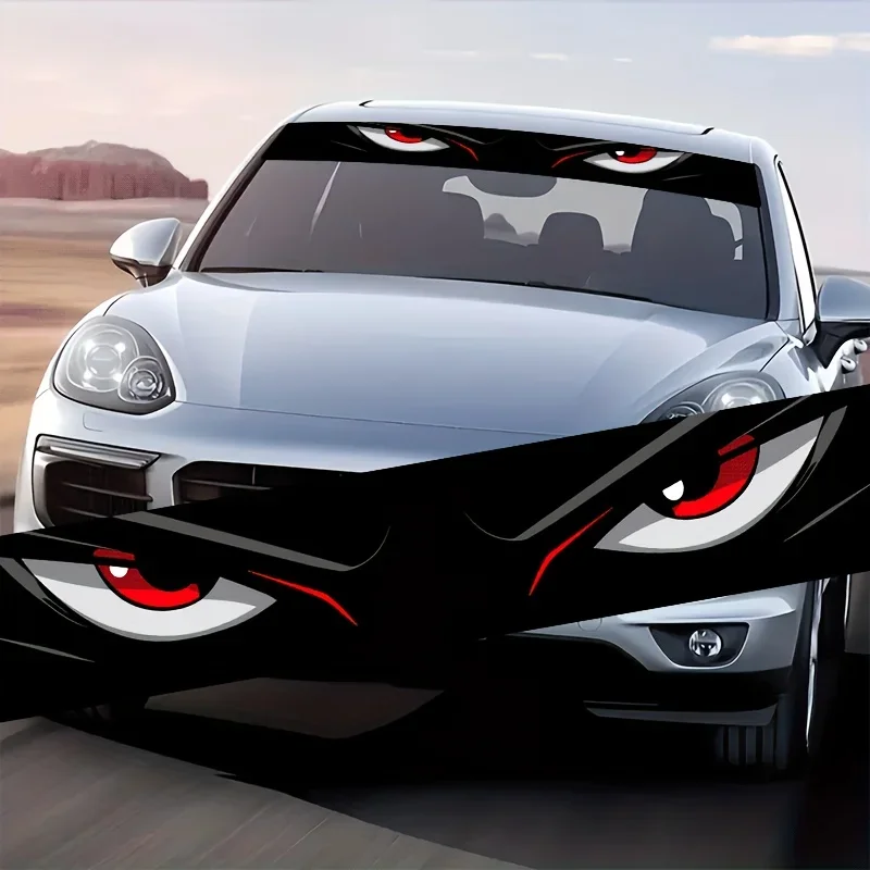 

1PCS/SET Decorative Car Eye Sticker - Suitable for Customizing Your Ride with an Aggressive Look
