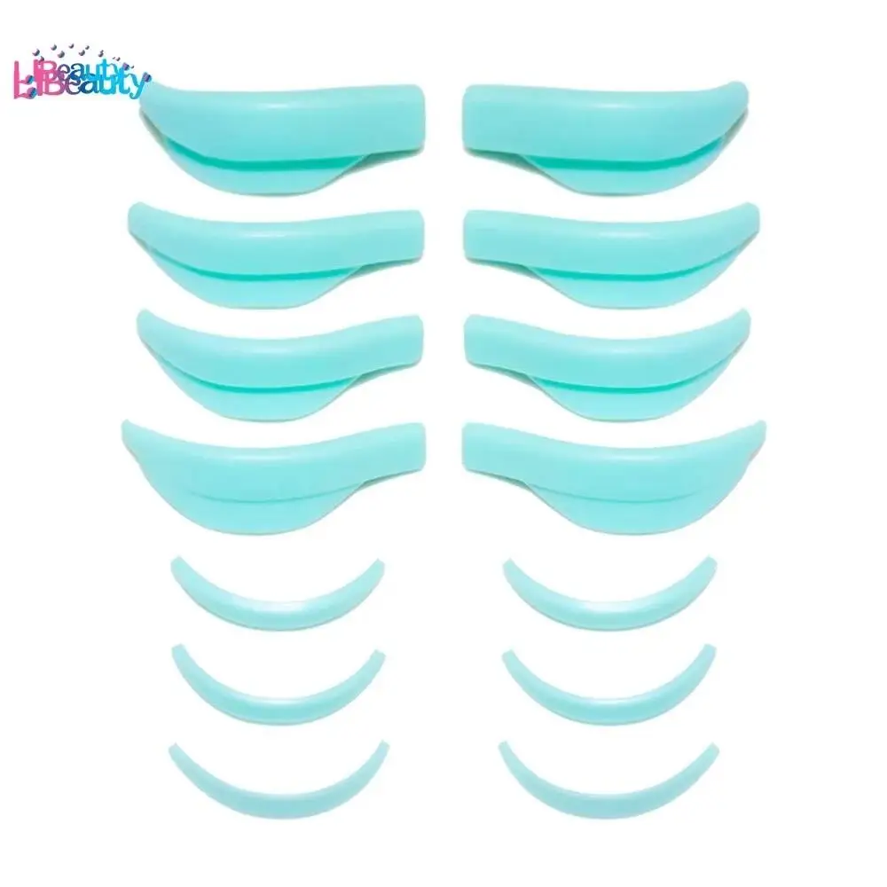 Libeauty 7 Paris L Curl Wiederverwendbare Silikon Wimpern Dauerwelle Stangen Schild Sticky Lash Lift Pad Heben 3D Wimpern Curler Make-Up-Tool