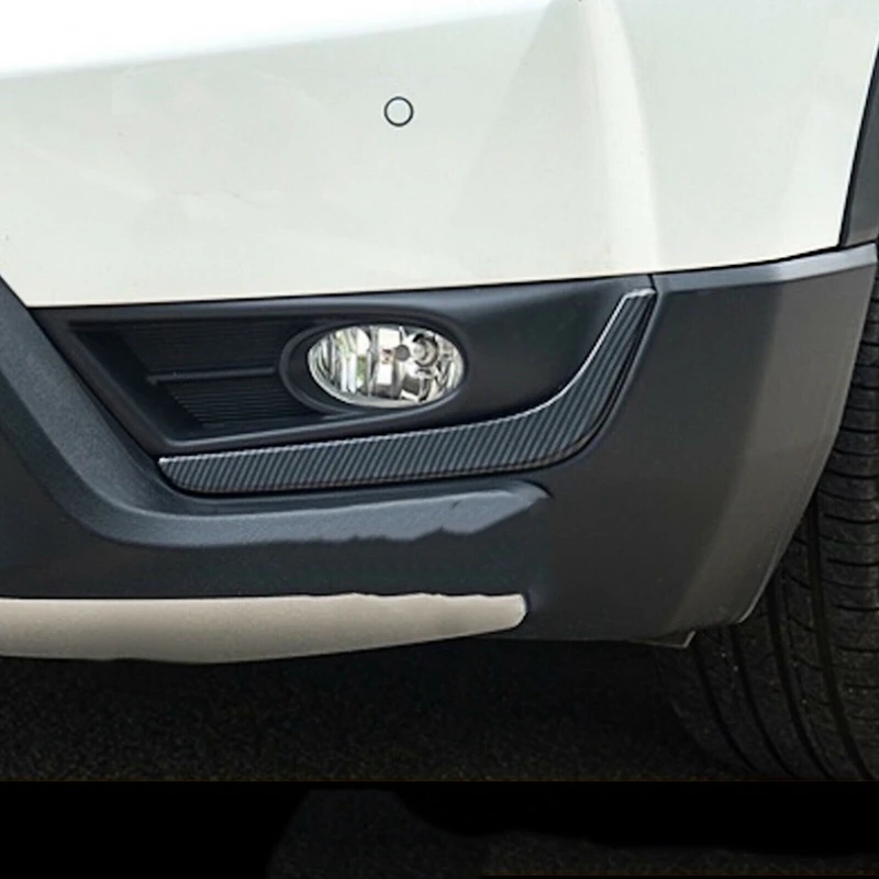 Mistlicht Onderste Deksel Ooglid Trim Voor Honda Crv 17-19 Koolstofvezel Patroon