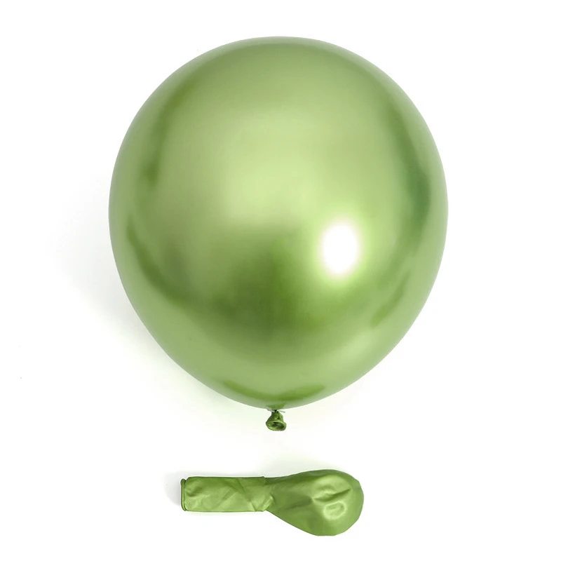 10/20/50 Stück Metallic-Geburtstagsballons Metall Blau Rot Chrom Silber Roségold Luftballons für Party Babyparty Hochzeitsdekorationen – Detail 13