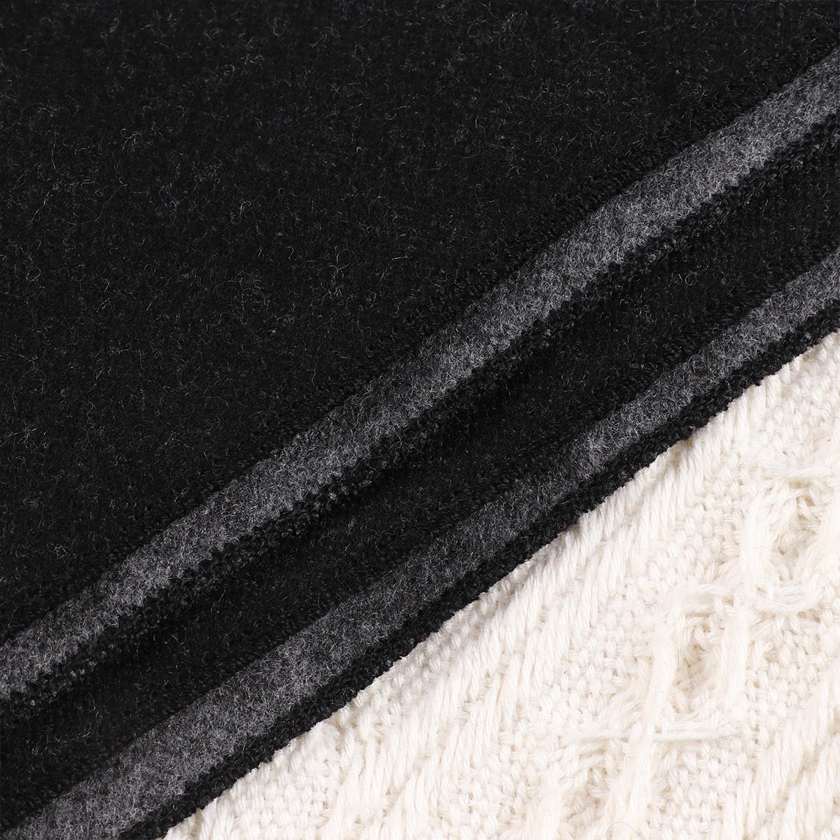 

Двойной цвет, черный, серый зимний шарф, креативная модная мужская шаль, длинная элегантная теплая уютная одежда, подарок на осень и холодну погоду