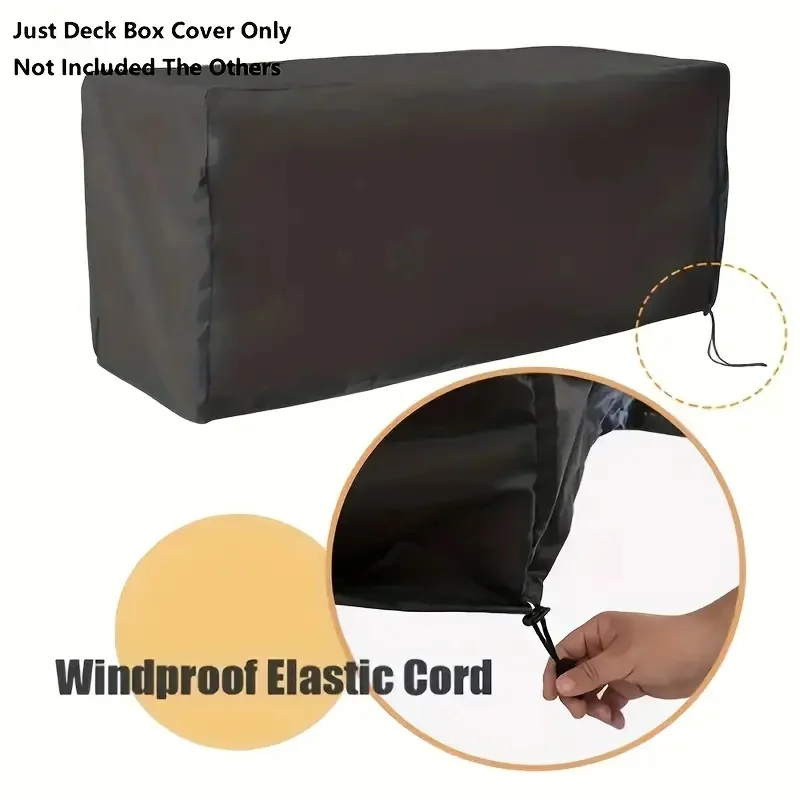 Outdoor Deck Box Cover for Storage Bench – Weather-Resistant Protection for Patio and Outdoor Use
