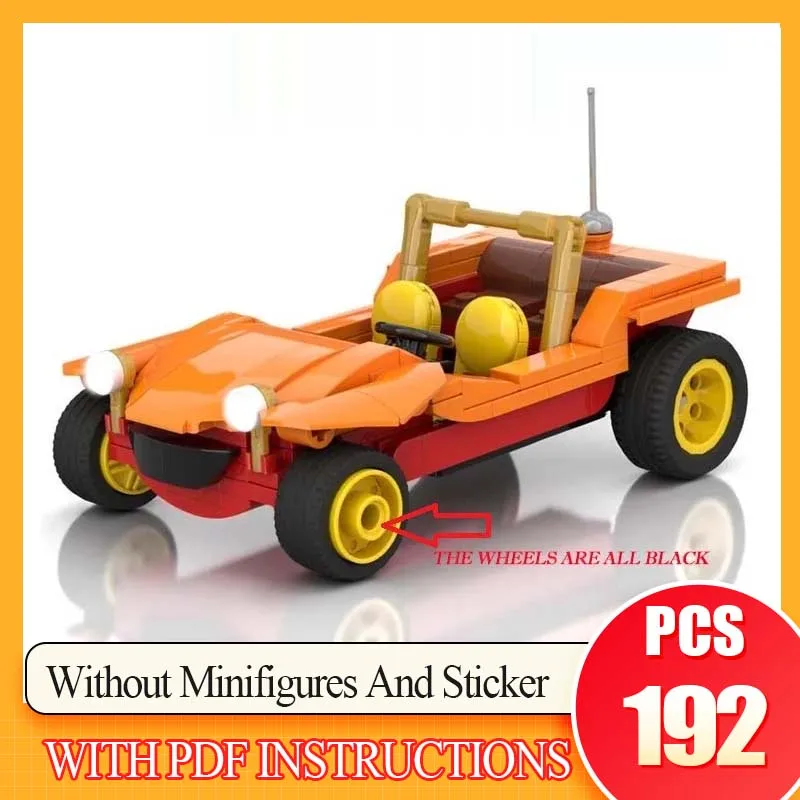 

Speed Buggy Off-Road Vehicle Modular Technology Gifts Holiday Assemble Children Toys 192PCS Hypercar Model MOC Building Bricks