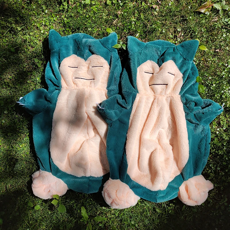 Pokemon Snorlax Plush Toys Shell Pokémon Kawaii Anime Plushie Unfilled 30-90cm Semi-finished Leather Holster Gifts Children New