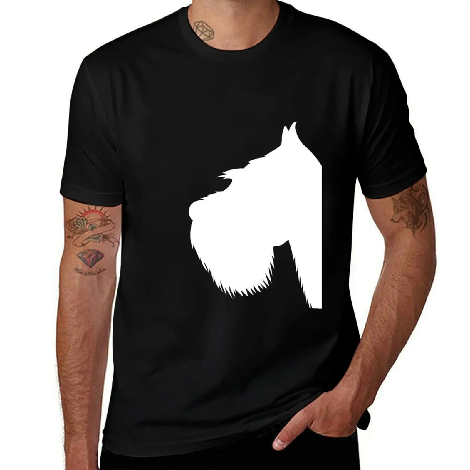 Футболка "Мой шнауцер" 100% хлопок для мужчин