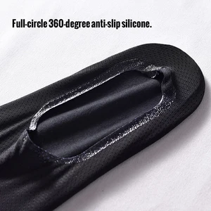 HSS 5 Paare/Grundstücke Bootssocken Männer 100% Baumwoll Deodorant Sommerabsorption Sommer Fein atmungsaktiv nicht -Slip Silikon Seide 8 Hauptverkaufssocken Schöne Baumwolle - №4