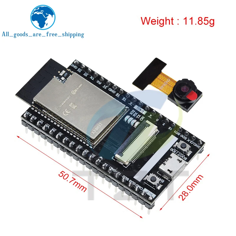 Module de caméra ESP32 CAM, carte ESP32-WROVER avec caméra, Module Wi-Fi Bluetooth pour Arduino IDE C Python Code OV2640, nouveauté 2022