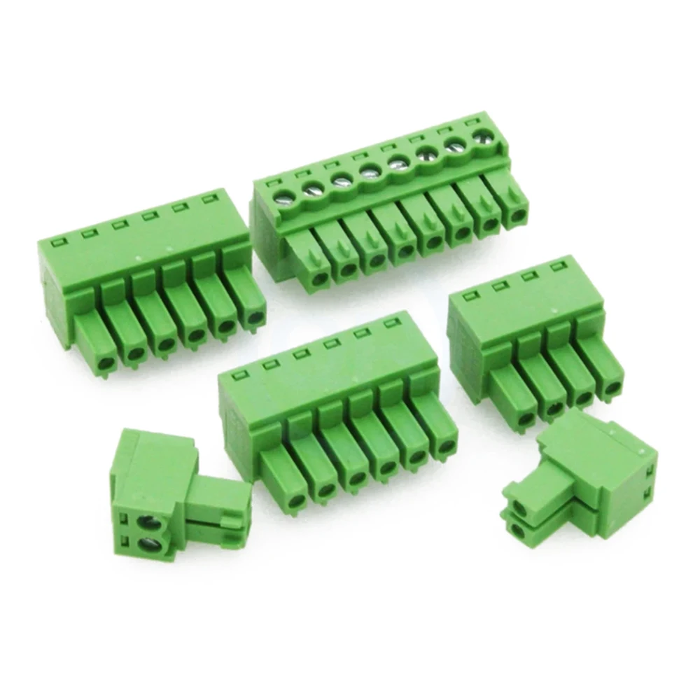 (10 Sets) KF 2EDGRK + 2EDGK 3.81mm Air-to-Solderless JM ( 15EDGRK + 15EDGK ) 3.81 Pair Terminal Block Set 2~24Pin