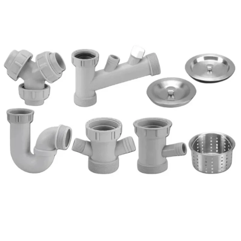 

1Pcs Sink Drain Pipe Adapter Y Shaped Basin Sewer Branch Connector Overflow Tube Thread Joint for Kitchen Bathroom Accessories