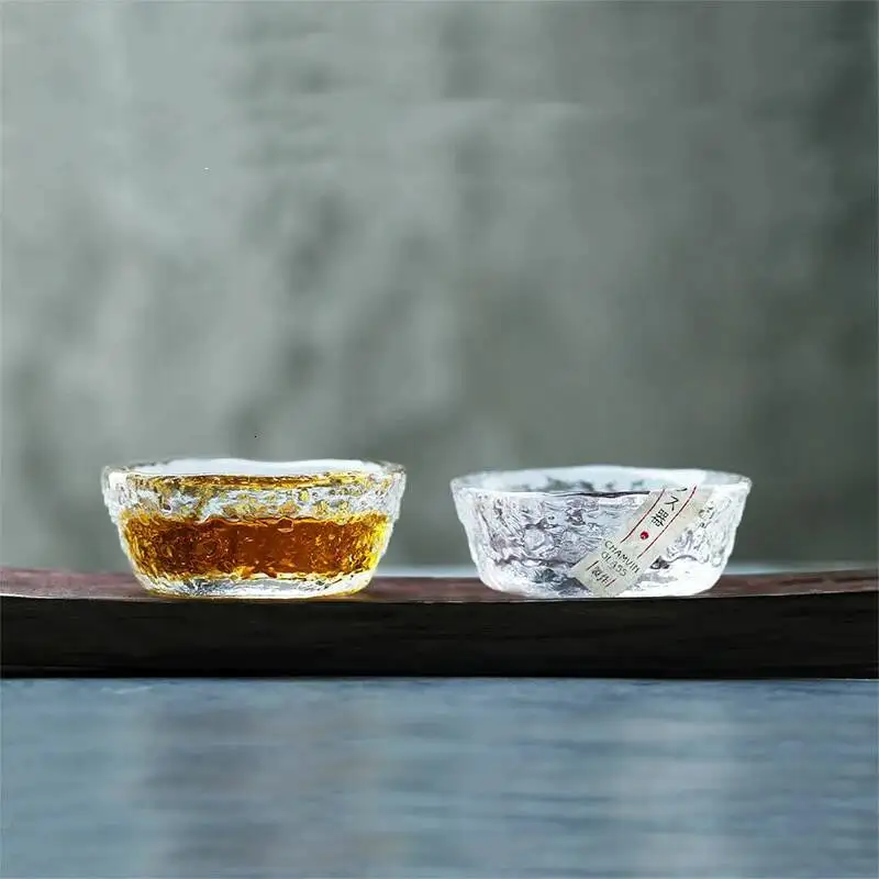 Japanese First Snow Whisky Scented Cup with Little Gift Box Brandy Champagne Flavor Home Bar Wine Glass for Spirits Lovers