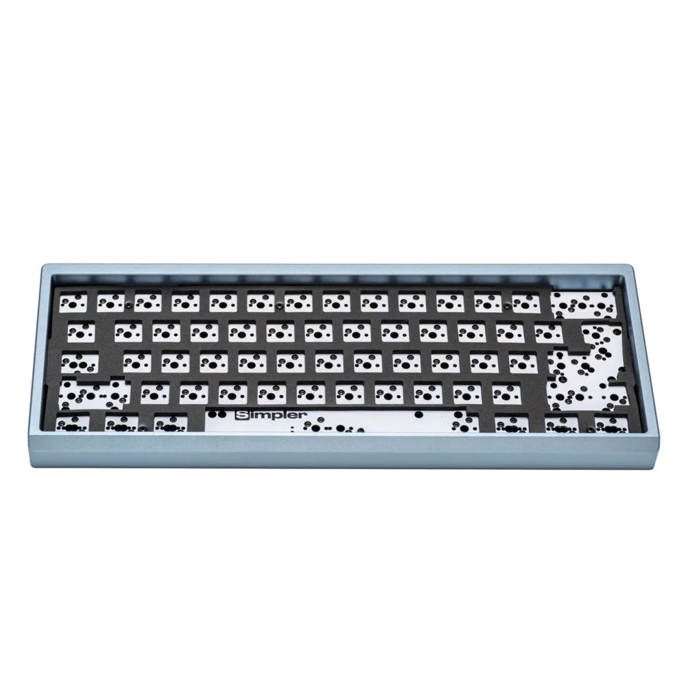 Simpler60 Customized Keyboard Kit RGB Hot Swap Aluminum VIAL Ergonomic Mechanical Keyboard Kit PC Game Office Accessories Gift