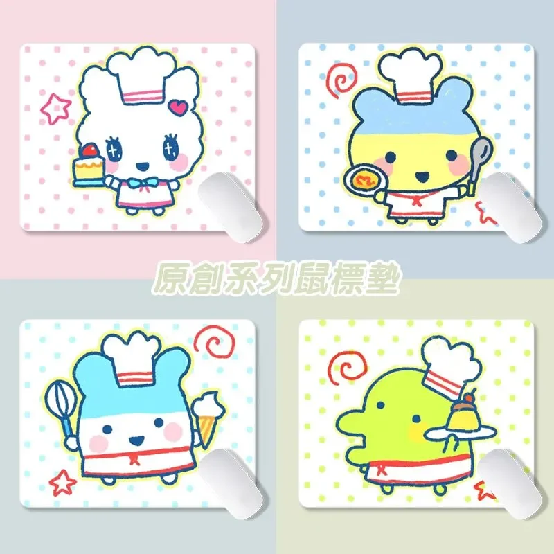 

Cartoon Tamagotchi Cute Cartoon Student Smaall Mouse Pad | Design Office Writing Desk Mat for Keyboard Gaming Creative Decor