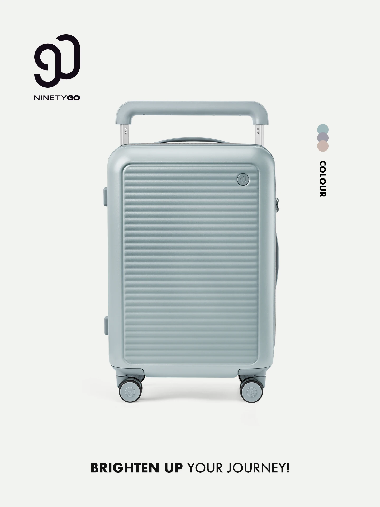 

90 Points Women's Large Capacity Durable Travel Suitcase 20 Inch Fashionable Divided Compartment Carry-On Boarding Bag