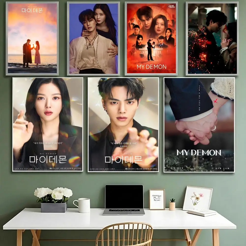 My D-Demon Kdrama Movie Poster HD Waterproof High-Toughness Self-Adhesive Wall Decor Universal