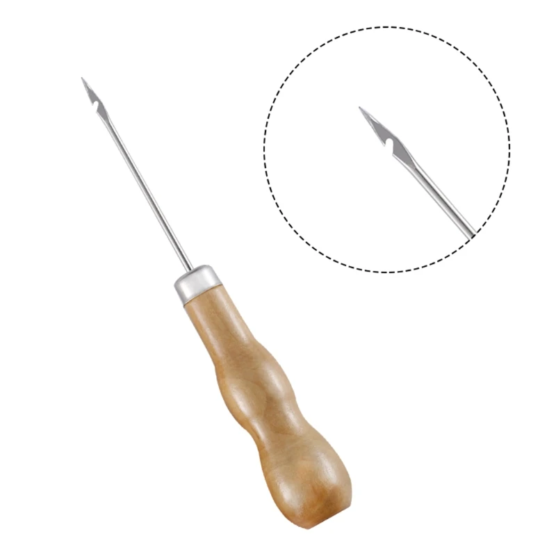 Practical Household Sewing Awl Small Sewing Leathercraft Tools for Adults Teens