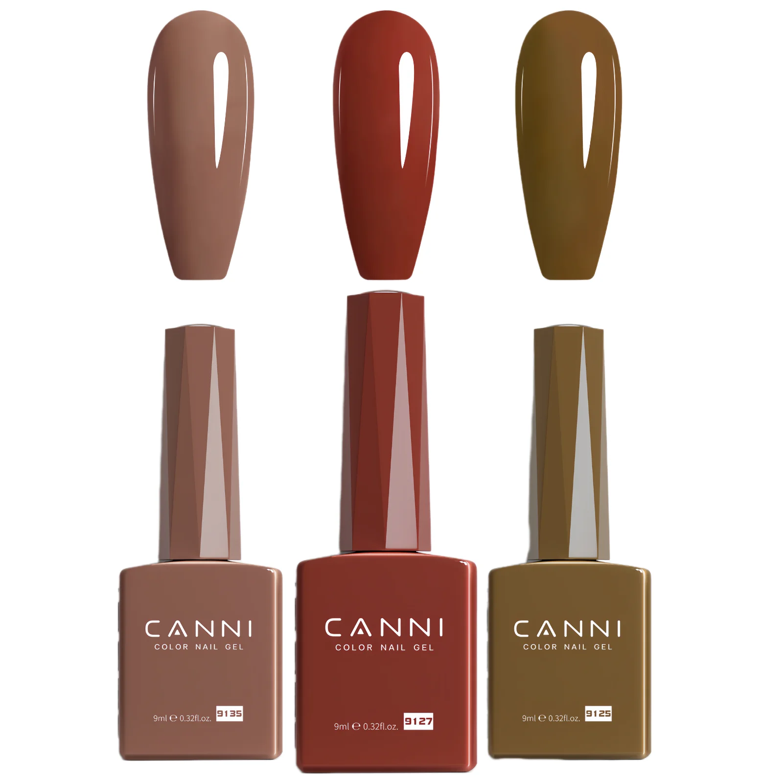 CANNI HEMA FREE TPO FREE Nail Gel Polish Kit Autumn Collection 3/6pcs Set Semi-Permanent UV LED Soak off Gel Nail Winter Kit 9ML