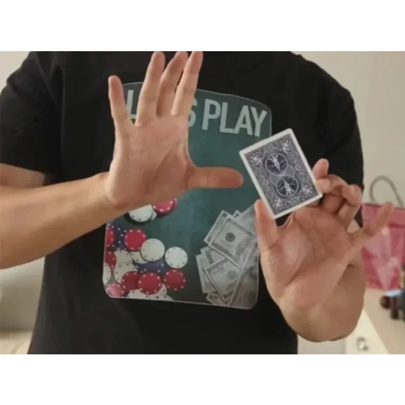 Color Changing Tear & Restore Close Up Magic Tricks Props Illusions Gimmick Visual Magician Fun Torn Card Restore Changes Color