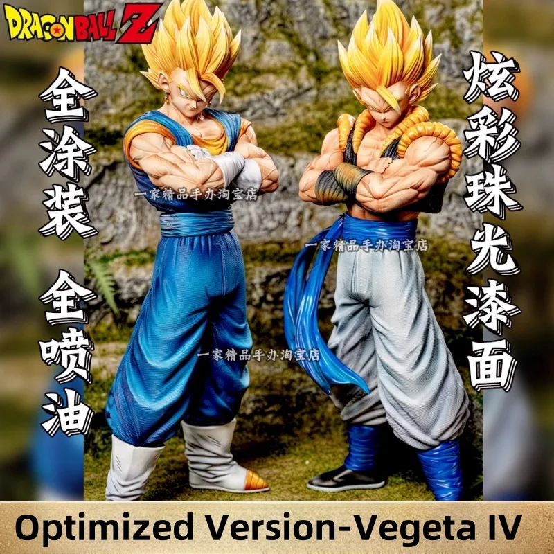 Dragon Ball Anime Toy Double King Statue Son Goku Vegeta Iv Handmade Gk Statue Collection Model Desktop Ornament Boy Gift