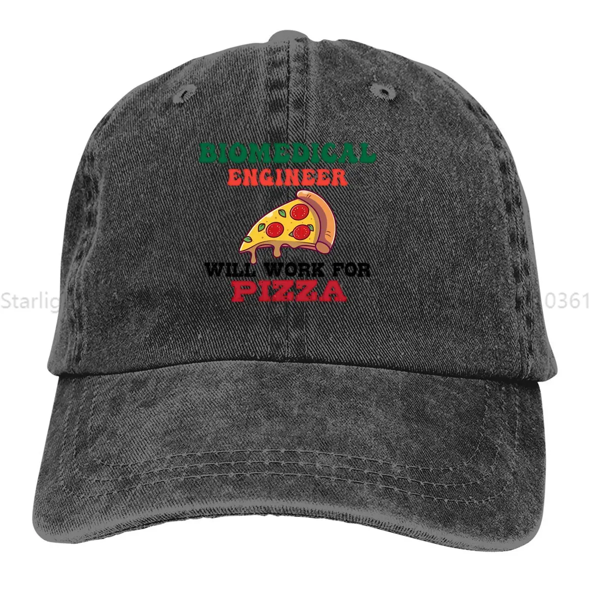 Biomedical Pizza Baseball Caps Peaked Cap Engineer Sun Shade Cowboy Hats for Men Trucker Dad Hat