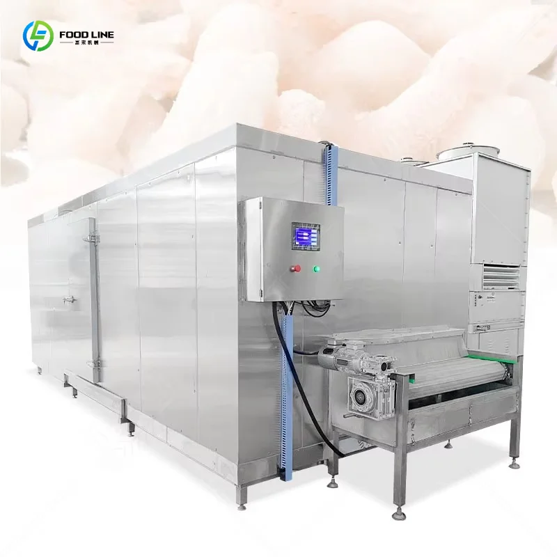 Factory Price Fish Liquid Nitrogen Quick Freeze Machine Small Cryogenic Ice Cream Iqf Tunnel Freezer Customized