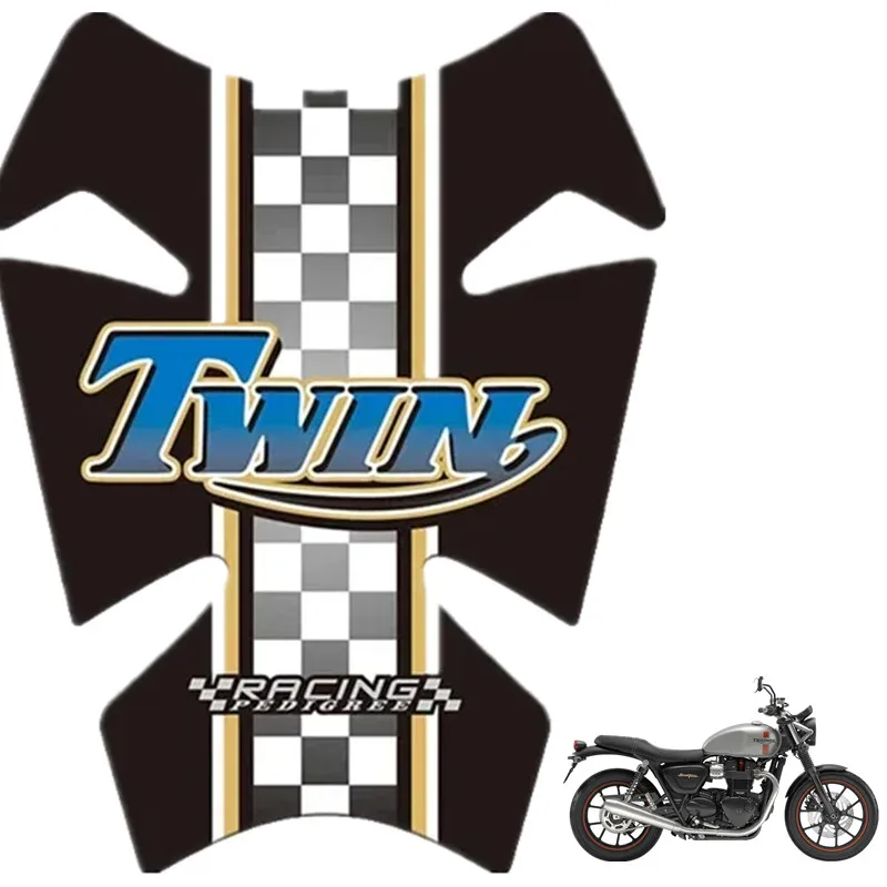 

3D гелевая наклейка для Triumph Twin Bonneville защитная накладка на бак мотоцикла-B