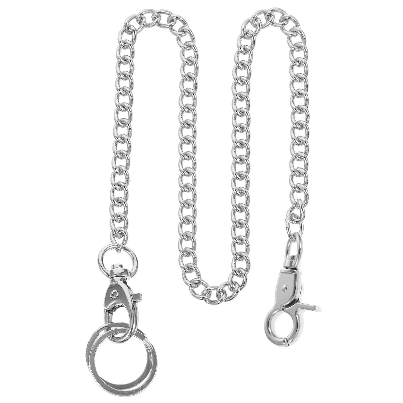 

Electroplated Metal Pocket Watch Chain Hanging Chains Lightweight Durable Stylish Jeans Coat Handbag Electroplated Chain