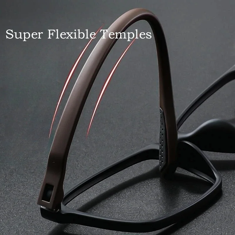 OLLYMURS خفيفة Tr90 مرنة بدون براغي وصفات طبية تصميم النظارات النساء ريترو مربع النظارات البصرية إطار الرجال النظارات