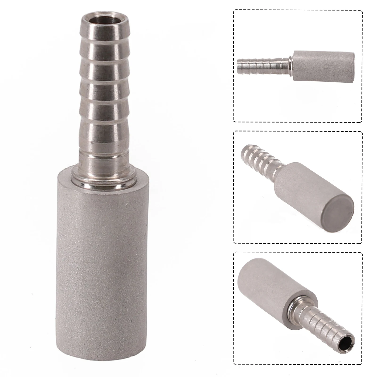 Aeration Stone Beer Carbonation For Beer Wine Making 0.5 /2 Micrometre 1pc 48x12x7mm Accessories Stainless Steel