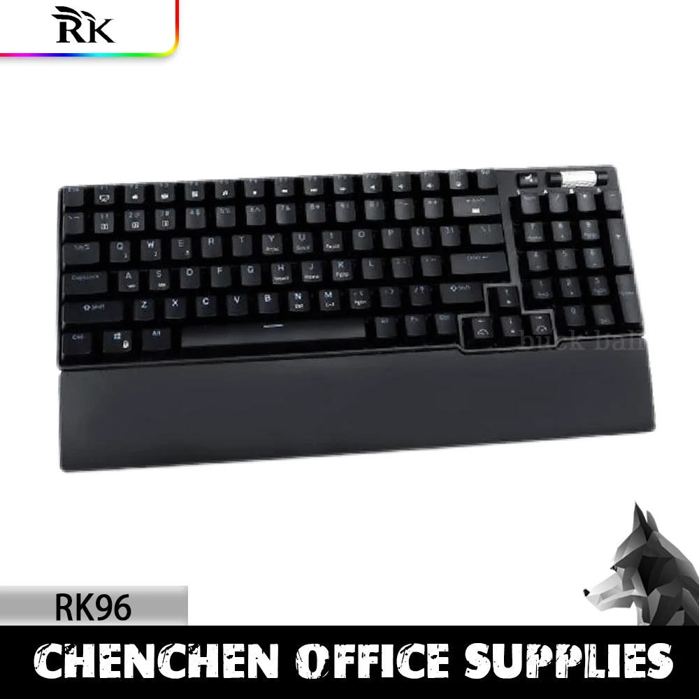 

Rk96 Gaming Mechanical Keyboard Wireless Bluetooth 2.4g 3 Mode Keyboards 96keys LED Backlight Hot-Swap Gaming Office Keyboards