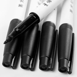 10 Pcs/set Permanent Marker Waterproof Marker Pen Medium Point 1.0mm Pen Marker Black Ink Art Supplies