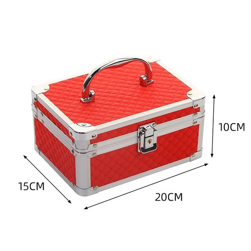 2024 New Fashion Professional Makeup Bag Women Cosmetic Case Female Korean Make Up Organizers Box Jewelry Box Storage Organizer