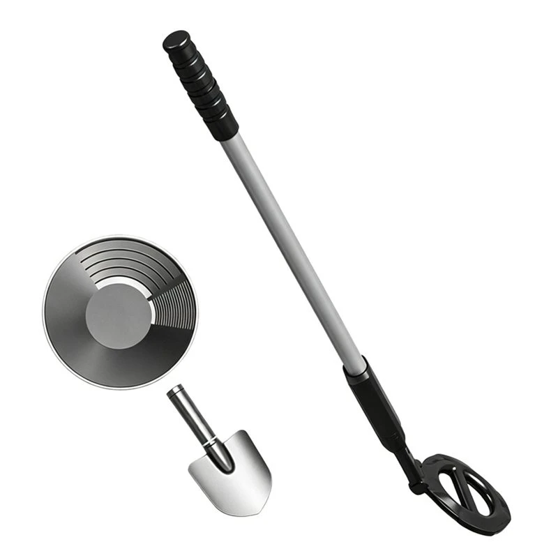 ABVC Kids Treasure Hunter Metal Detector Kit With Beach Shovel& Gold Panning Pan For Beginner Gold Coin Searching Tools
