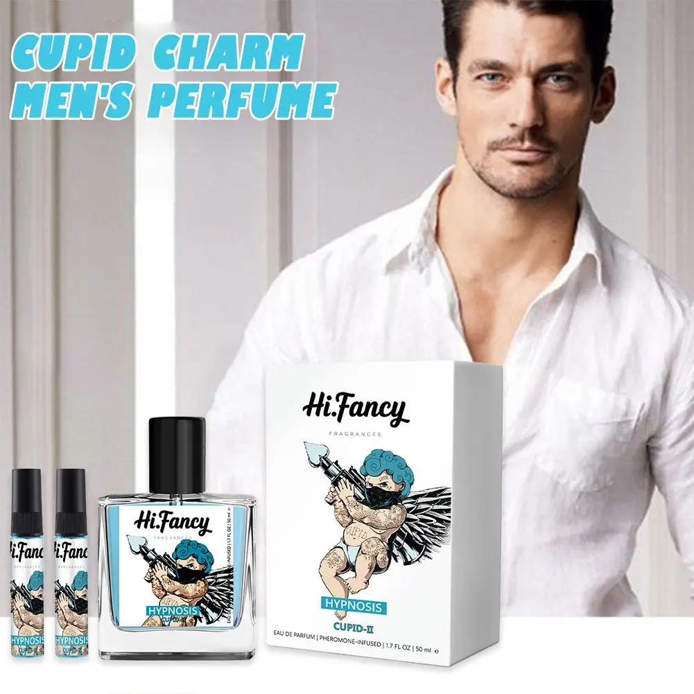 70ml+5ml*2 Original Cupid Men's Pheromone Cologne Lasting Mature Hypnotic Rich Fragrance High Quality Hombre Perfume Body Spray