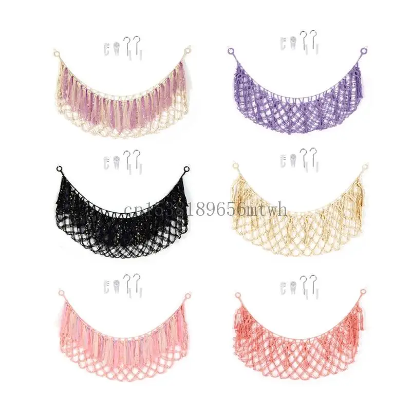 

Stylish Hanging Toy Organizers Net Hammock for Child's Playroom or Nursery B03D