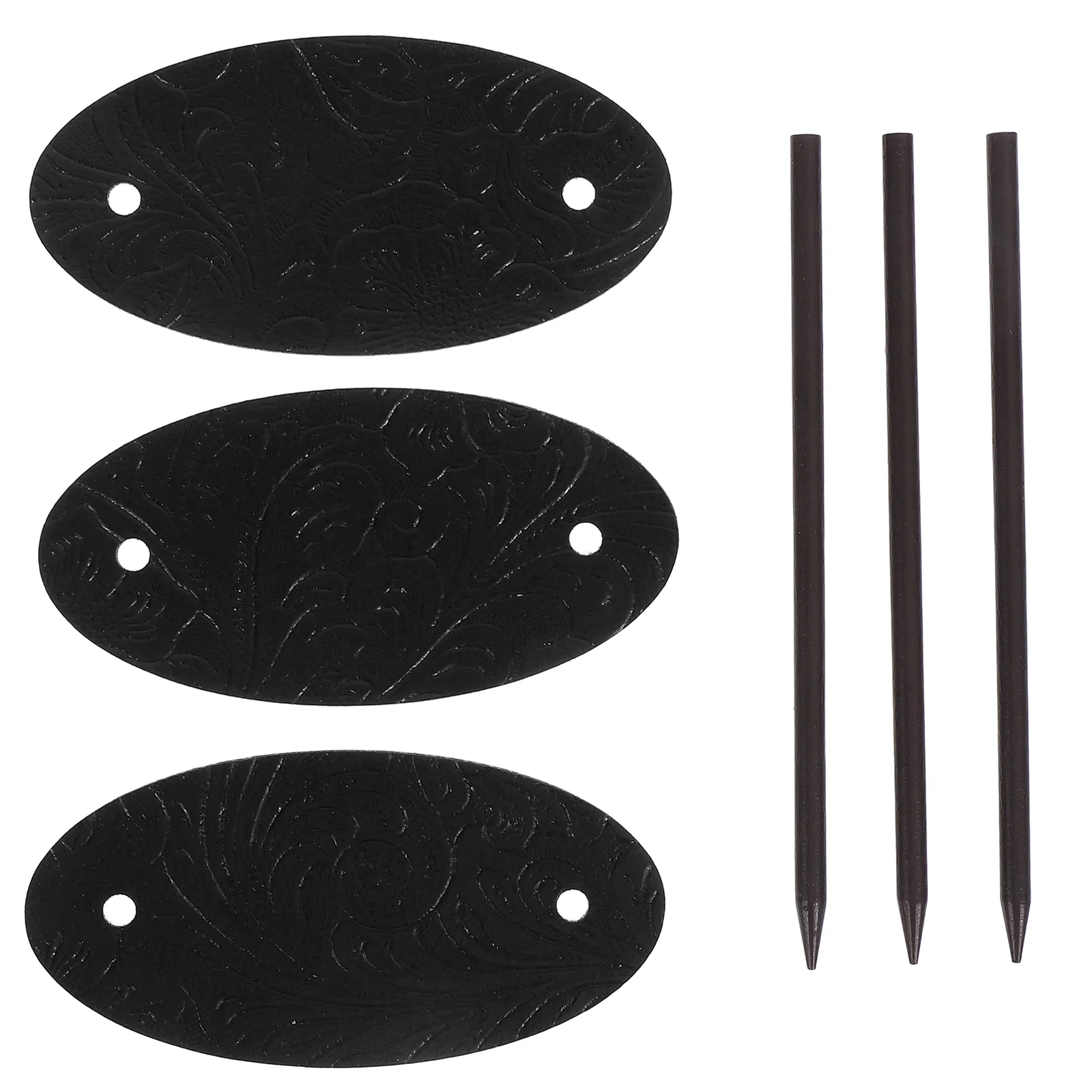 

3 Pcs Hairpin Women Headdress Barrette with Stick for Long Accessories Grips