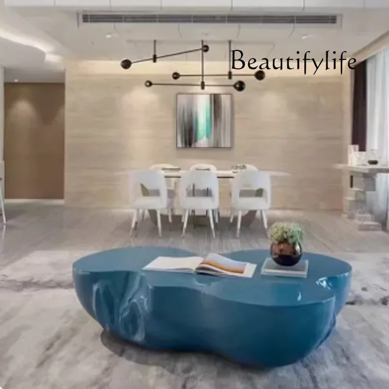 

N Creative FRP special-shaped fashion tea table villa living room hospitality furniture tea table