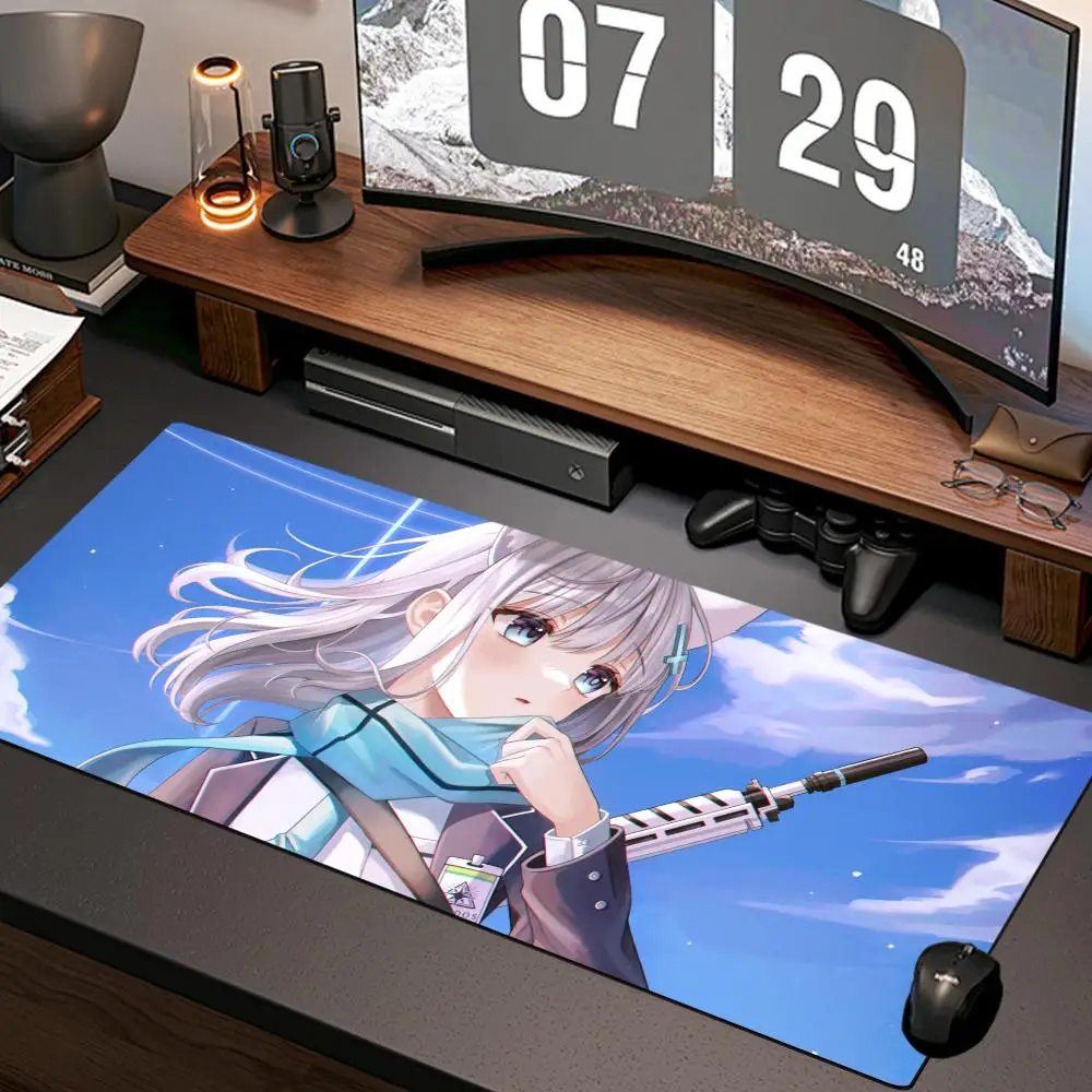 

shiroko blue archive Mouse Pad New Computer Home Mousepad XXL Desk Mats Natural Rubber Office Anti Slip Gaming Accessories pad