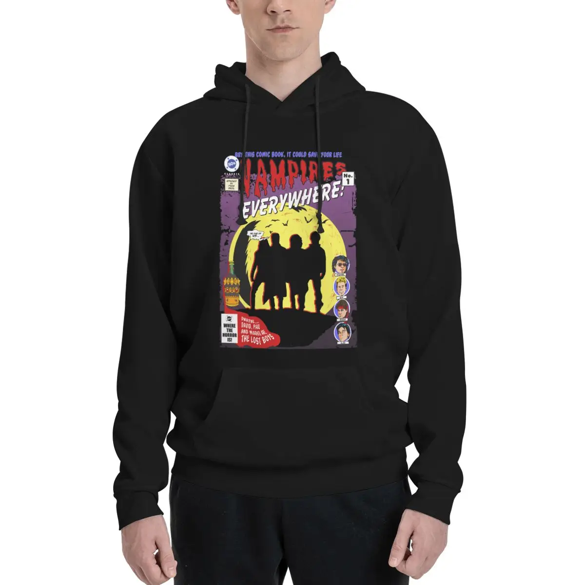 

Vampire Everywhere, Dwayne, David, Paul And Marko Are The Lost Boys Scary Vampire Horror Movies graphic hoodies Jumpers Hoodies