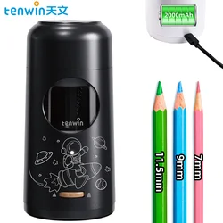 Tenwin NEW automatic electric sharpener A10 Type-C rechargeable sharpener Student stationery pencil sharpener for gift